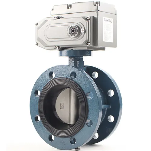 EMEB-OCF Electric actuated flanged butterfly valve