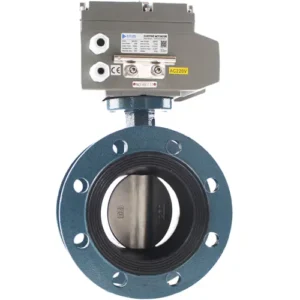 Alternative view of EMEB-OCF Electric actuated flanged butterfly valve