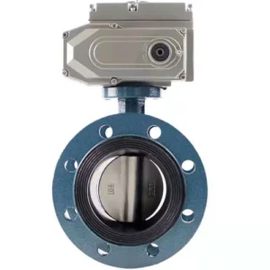 EMEB OCF Electric actuated flanged butterfly valve 3