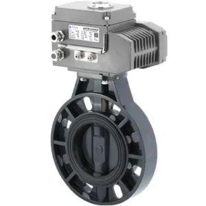 Alternative view of EMEB-OPW Electric actuated plastic butterfly valve