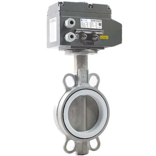 EMEB-OSW Electric actuated stainless steel butterfly valve - Image 2
