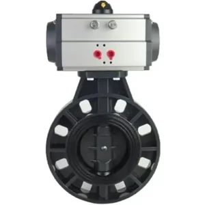 EMPB-OPW pneumatic plastic butterfly valve 1