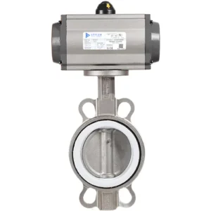 EMPB-OSW Pneumatic stainless steel butterfly valve