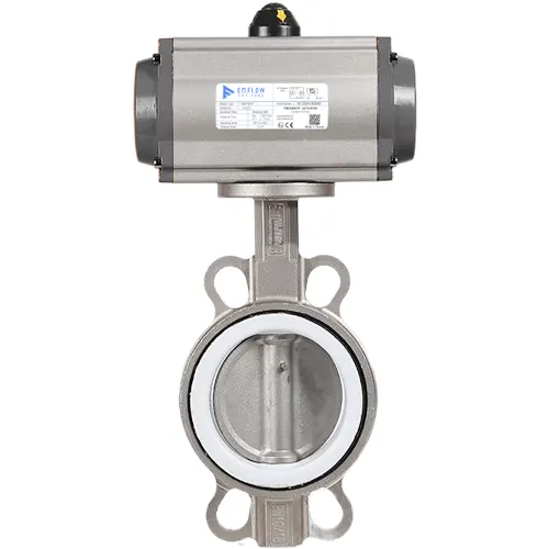 EMPB-OSW Pneumatic stainless steel butterfly valve