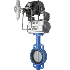 Alternative view of EMPB-PSW modulating pneumatic butterfly valve