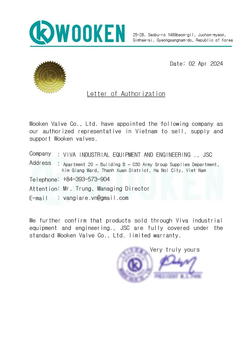 wooken letter of authorization