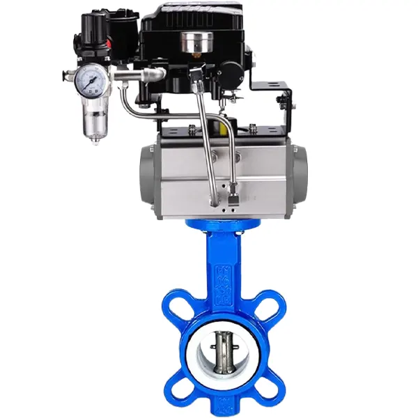 EMPB-PSW modulating pneumatic butterfly valve